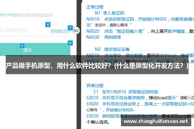 产品做手机原型，用什么软件比较好？(什么是原型化开发方法？)