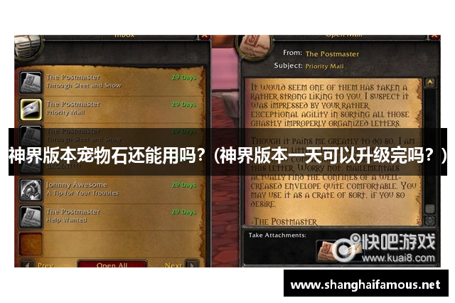 神界版本宠物石还能用吗？(神界版本一天可以升级完吗？)